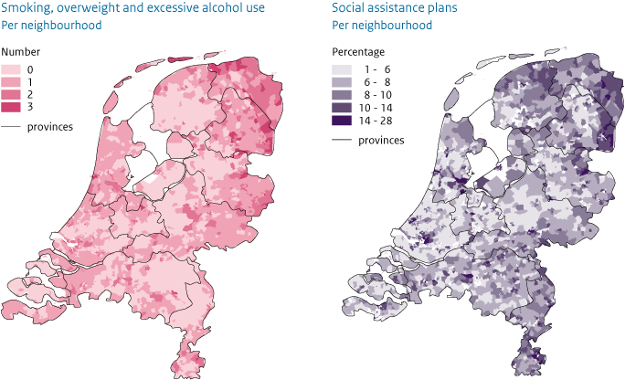 Opeenstapeling ongezonde leefstijl en Sociale regelingen